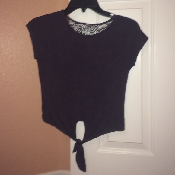 Cute grey crop top