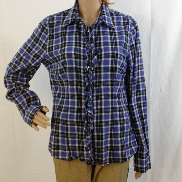Banana Republic Plaid Button Down Shirt