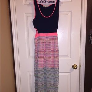 BRAND NEW Maxi dress Multicolor/neon Size: Medium