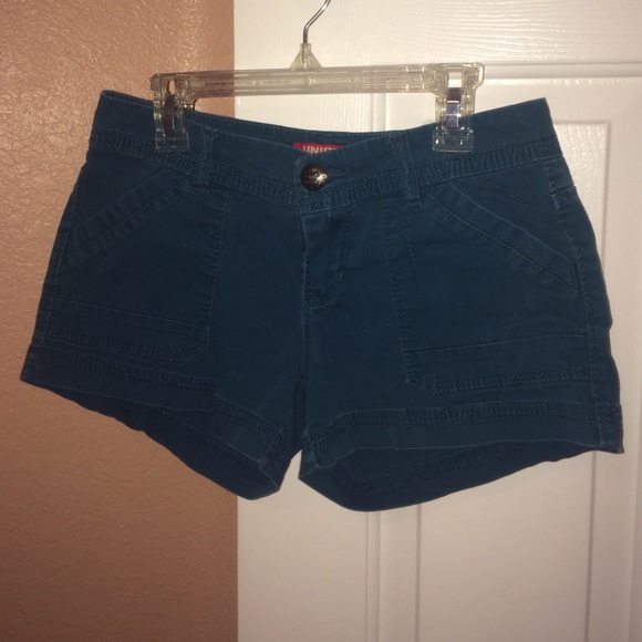 Turquoise shorts