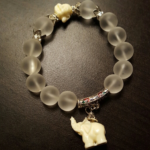 Beaded Elephant Bracelet