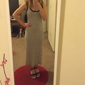 Stripe Maxi Dress