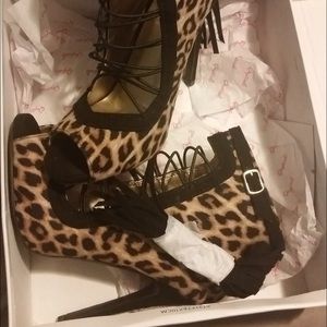Leopard heels