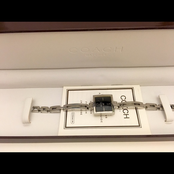 Silver Coach watch. Perfect condition!