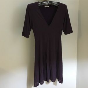 Urban Outfitters Ribbed Plunge Dress