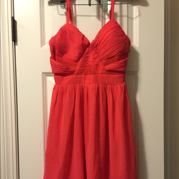 Coral dress