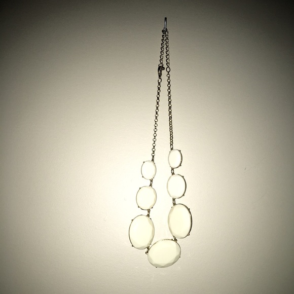 Rare off white statement necklace.