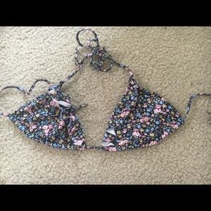 Floral Triangle H&M Bikini Top