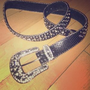 Cowgirl Bling Belt genuine Leather