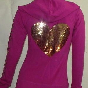 Victoria secret sequin hoodie