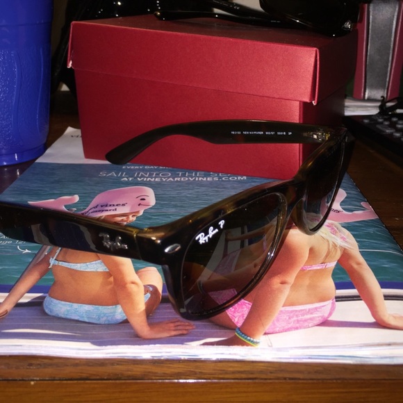 Ray-Ban Accessories - Polarized Tortoise Wayfare Ray Ban Sunglasses