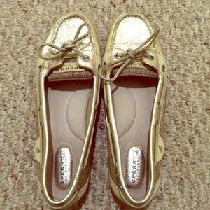 Sperry Top-Sider Angelfish Gold Metallic Shoes