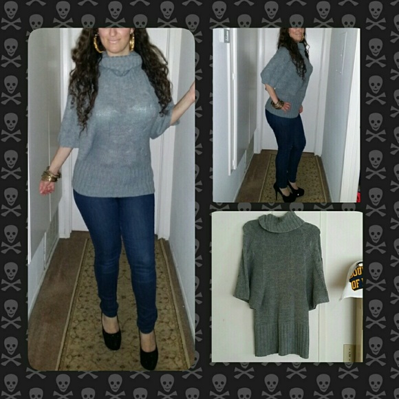 Ashley Sweaters - Gray oversized sweater by Ashley sz S