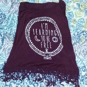 Crop top size medium never wore it