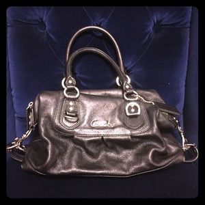 Coach leather handbag