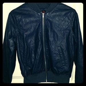 Red Snap leather jacket