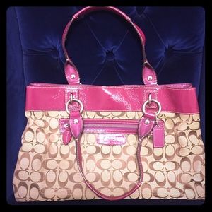 Coach signature bag