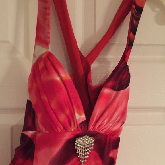 Floral Print Prom Dress / David's Bridal