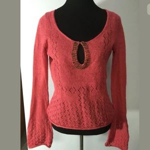 DAY BIRGER et MIKKELSEN coral boho sweater L fit M