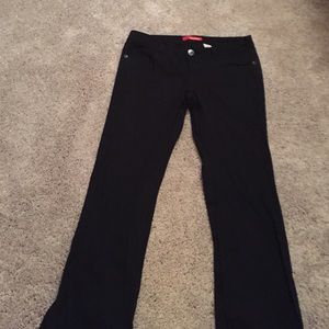 Black Flare Khakis