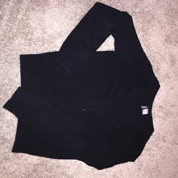 Black Button Up Cardigan