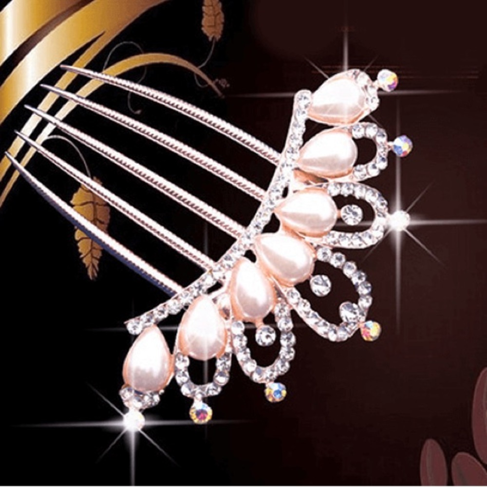 Crystal Hair Comb Bridal Headpieces