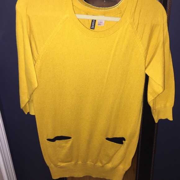Yellow long sweater