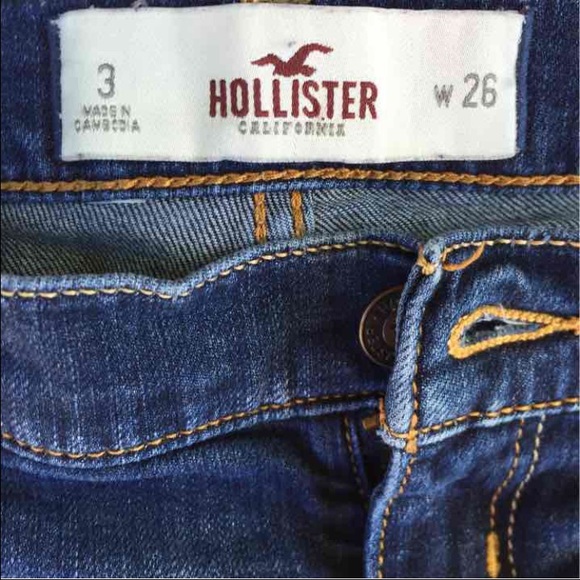 •SOLD ON Ⓜ•️Hollister distressed shorts size 3 - Picture 3 of 4
