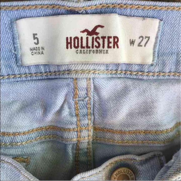 •SOLD ON Ⓜ•️Hollister distressed shorts size 5 - Picture 3 of 4