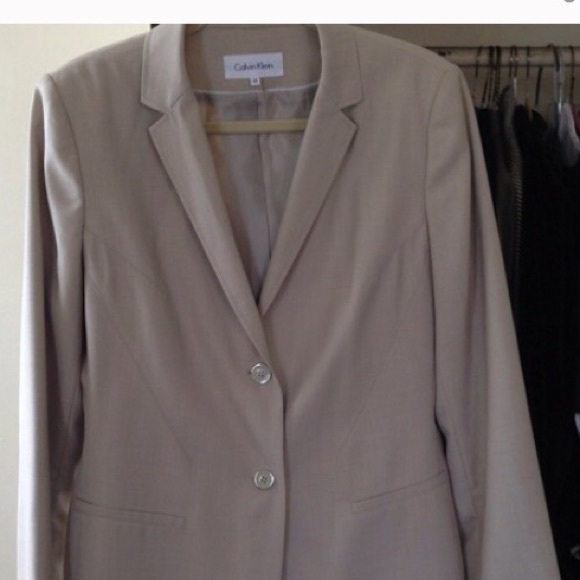Calvin Klein Linen business pant suit