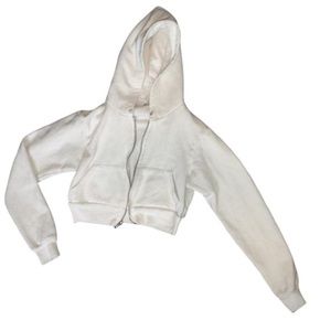 Cropped Flex Fleece Zipped Sweatshirt