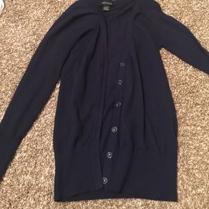 Navy cardigan