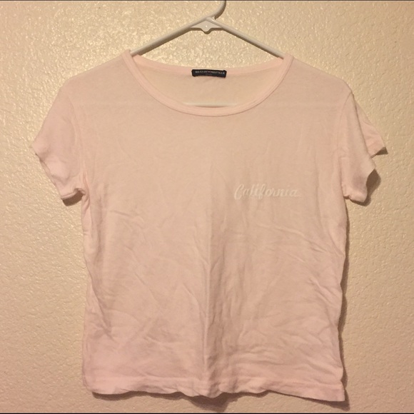 Pink California Crop Top