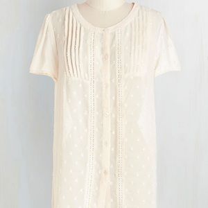 Cream beautiful blouse