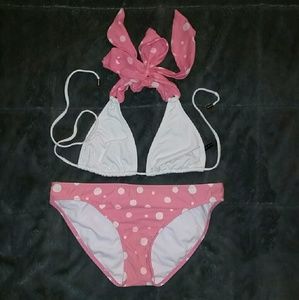 Pink Polka Dot Bikini