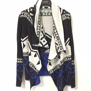 Aztec tribal pattern outerwear jacket