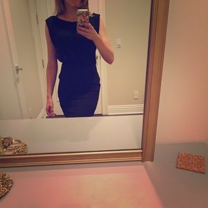 Alice + Olivia dress, XS, black on black