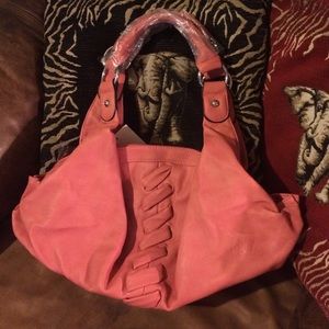 Cutest soft faux leather dusty rose purse