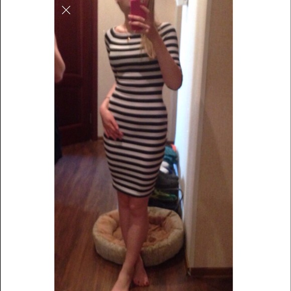 Summer striped dress - Picture 3 of 4