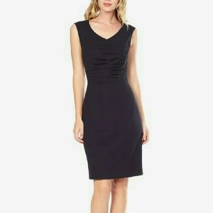 Shirred Front Ponte Dress