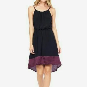 Contrast Halter Dress