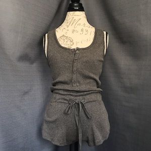 byCORPUS Ribbed Cotton Romper