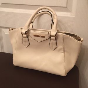New Becky & Gene cream leather bag