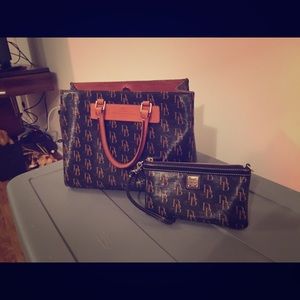 Dooney & Bourke bag and matching wallet