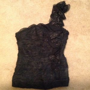 A'GACI Dressy black top  M