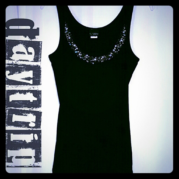 Gorgeous jewel embelished tank by daytrip