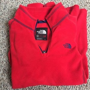 The Nothface quarter zip polartec fleece