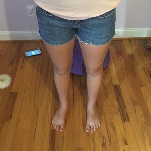 Abercrombie and Fitch size 2 jean shorts.