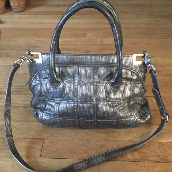 Botkier Leela Satchel in Metallic Lambskin