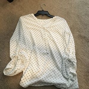 Polka dot blouse